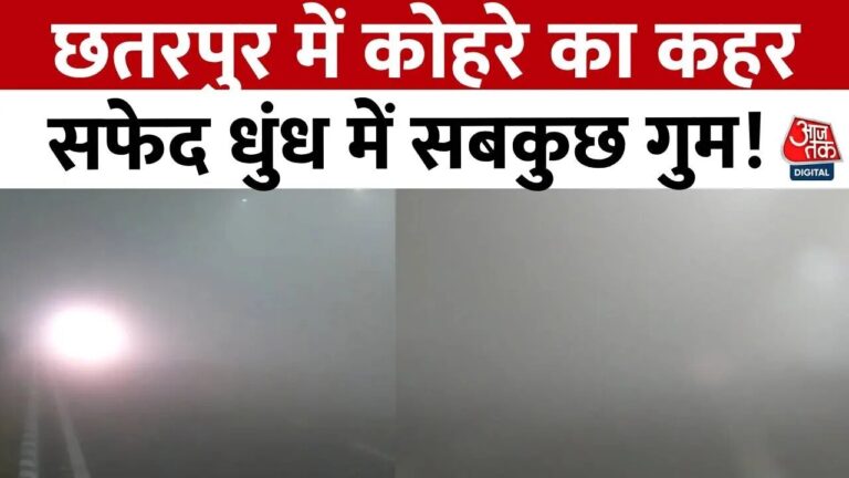उत्तर भारत में ठंड और कोहरा, विजिबिलिटी बेहद कम